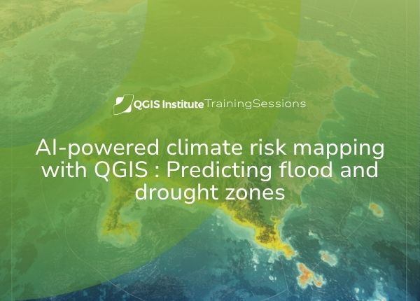 AI-powered climate risk mapping with QGIS